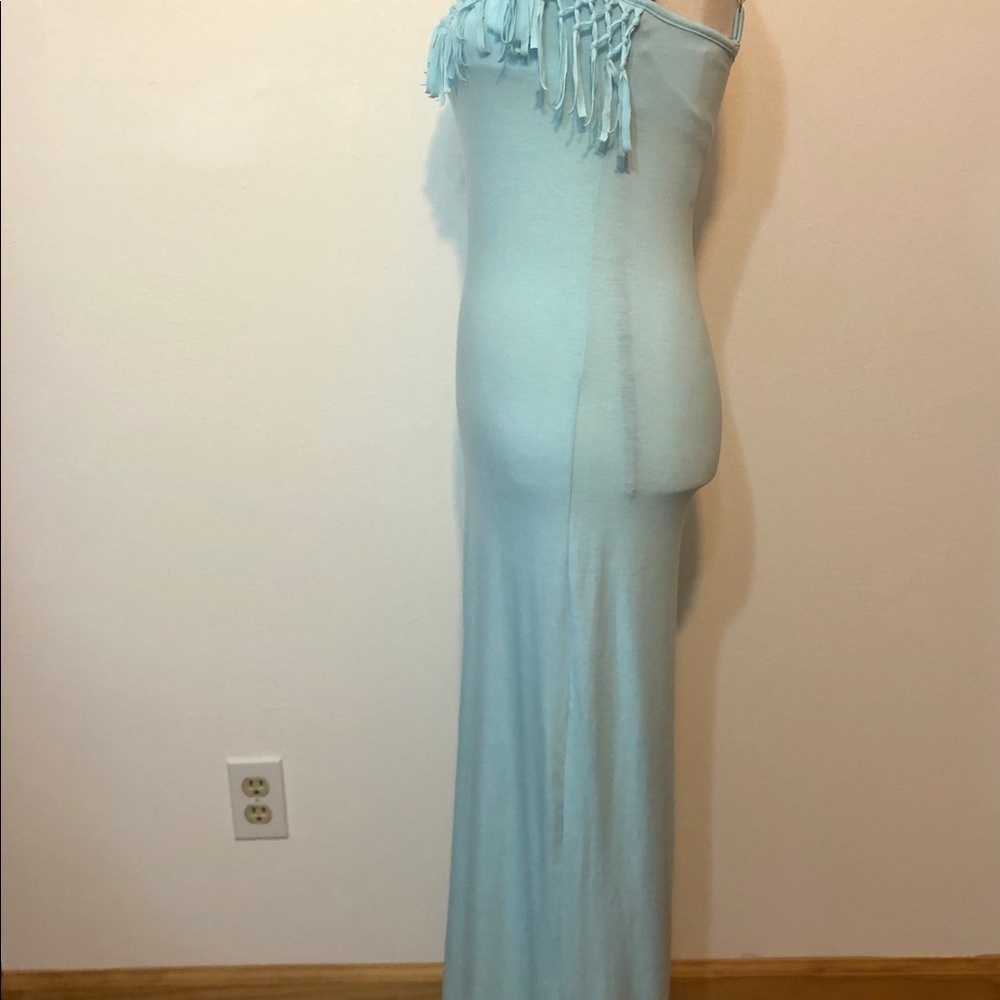 3/$25🎈Nordstrom Rebel Sky boho maxi baby blue dr… - Picture 3 of 10